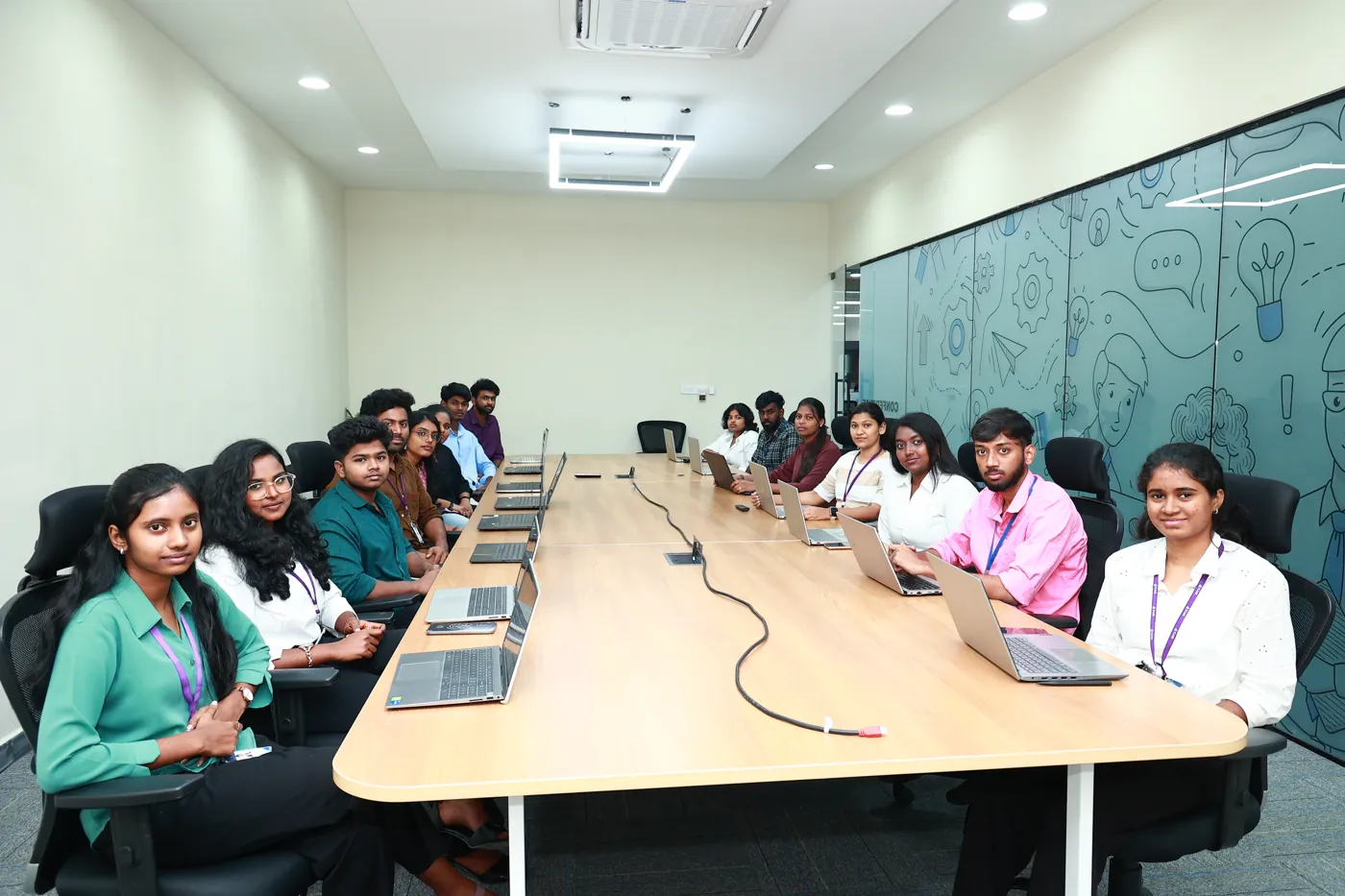 CPLC students in a classroom session at the Chennai centre